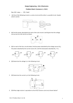 Problem Sheet 1