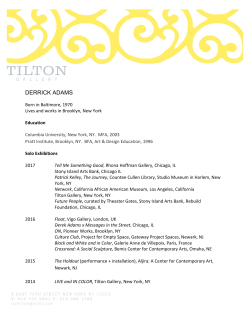 Biography - Tilton Gallery