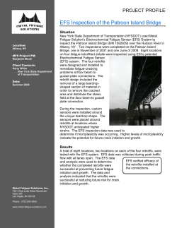 EFS Inspection of the Patroon Island Bridge