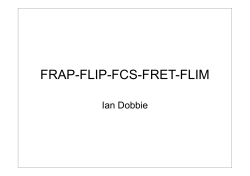 FRAP-FLIP-FCS-FRET-FLIM