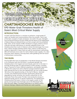 EPD Water Grab Threatens Health of State`s Most Critical Water