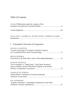 Table of Contents