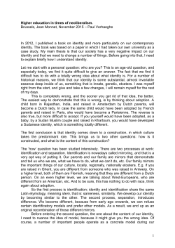 Higher education in times of neoliberalism