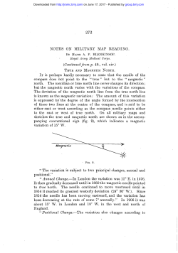 NOTES ON MILITARY MAP READING. - Journal of the Royal Army