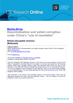- LSE Research Online