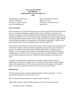 Course Outline - Huron College