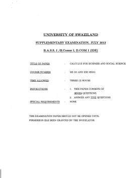 UNISWA Library - University of Swaziland