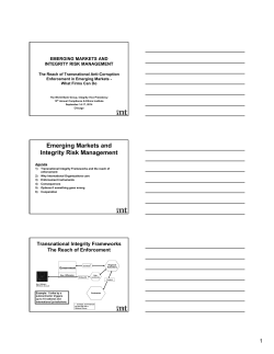 Presentation - Society of Corporate Compliance and Ethics