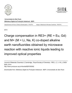 Charge compensation in RE3+ (RE = Eu, Gd)