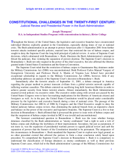 constitutional challenges in the twenty-first century