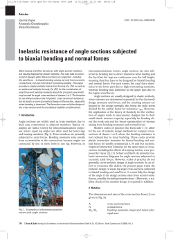 Inelastic resistance of angle sections subjected to biaxial bending