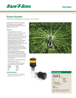 Rotary Nozzles