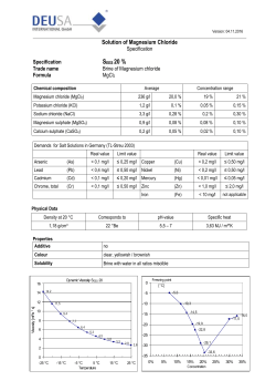 Magnesium chloride solution EES 20%