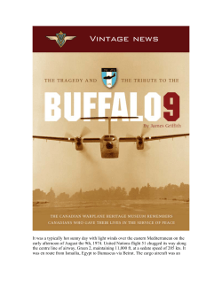 It was a typically hot sunny day with light winds over the - DHC-5