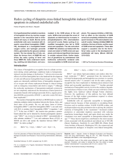 Redox cycling of diaspirin cross-linked hemoglobin