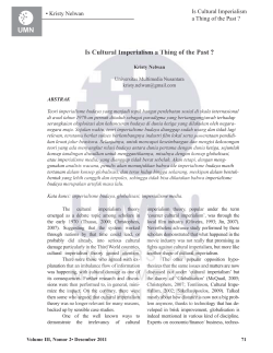 Is Cultural Imperialism a Thing of the Past