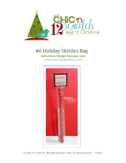 Holiday Skittles Bag