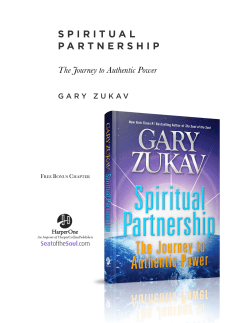 Spiritual Partnership: The Journey to Authentic Power