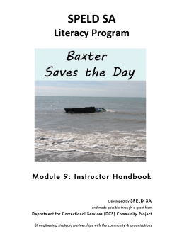 Module 9 Instructor - Speld-sa