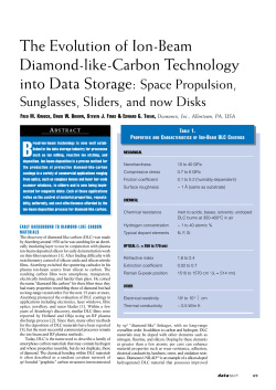 The Evolution of Ion-Beam Diamond-like