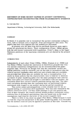 521 DISCUSSION OF SOME RECENT PAPERS ON ANCIENT