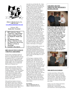 Inside this Newsletter - Alliance Collection Service