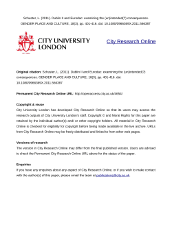 Dublin II and Eurodac: Examining the (un)intended(