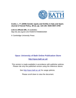 - University of Bath Opus