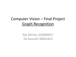 Computer Vision &ndash; Final Project Graph Recognition