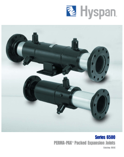 Series 6500 PERMA-PAX&reg; Packed Expansion Joints