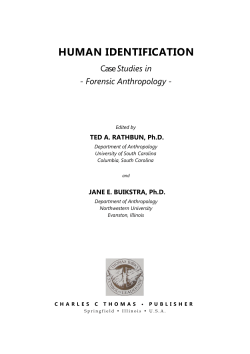 human identification - Holocaust History Channel