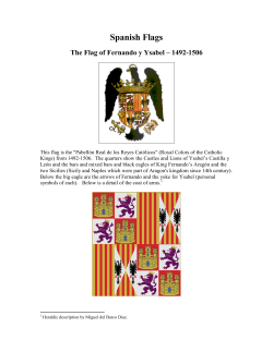 Spanish Flags - Sociedad de la Entrada . 1598