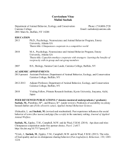 Curriculum Vitae Malini Suchak