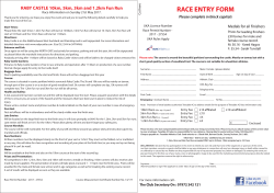 RABY CASTLE 10km, 5km, 3km and 1.2km Fun Run