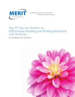 Top 59 Tips for Teachers to Differentiate Reading and Writing