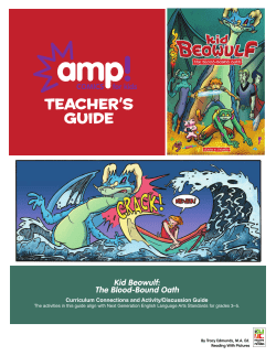 Kid Beowulf: The Blood-Bound Oath Teacher`s Guide