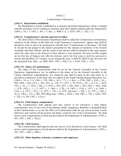Article 2 - North Carolina General Assembly