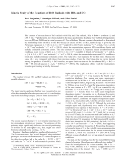 Kinetic Study of the Reactions of BrO Radicals with HO2 and DO2