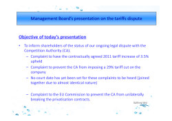 Objective oftoday`s presentation M anagement