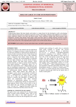 Full Text Article - European Journal of Biomedical and