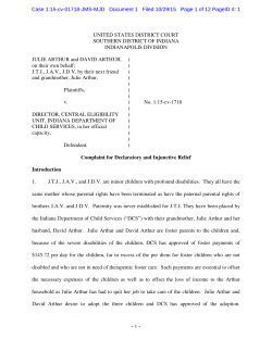 to a copy of the lawsuit.