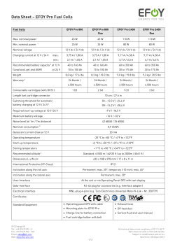 SFC Smart Fuel Cell AG, Eugen-S&auml;nger-Ring 4, D - Awilco