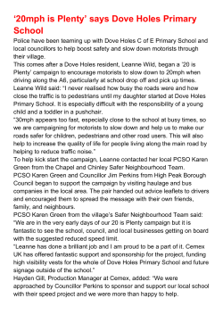 The latest report - Dove Holes C of E Primary School