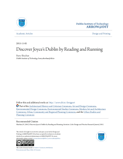 Discover Joyce`s Dublin by Reading and Running