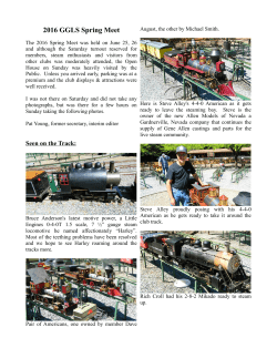 Spring Meet 2016 - Golden Gate Live Steamers