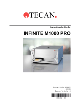 Infinite M1000 Pro Manual