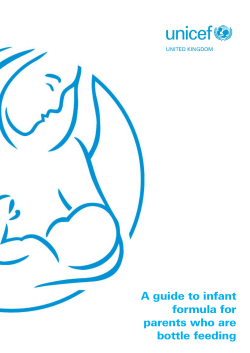 Parents` guide to infant formula