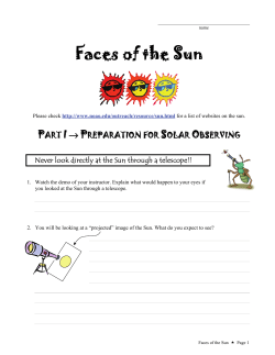 Faces of the Sun