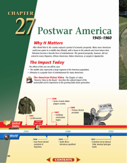 Chapter 27: Postwar America, 1945-1960