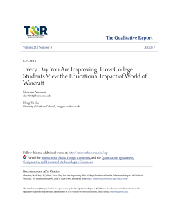 Every Day You Are Improving: How College Students